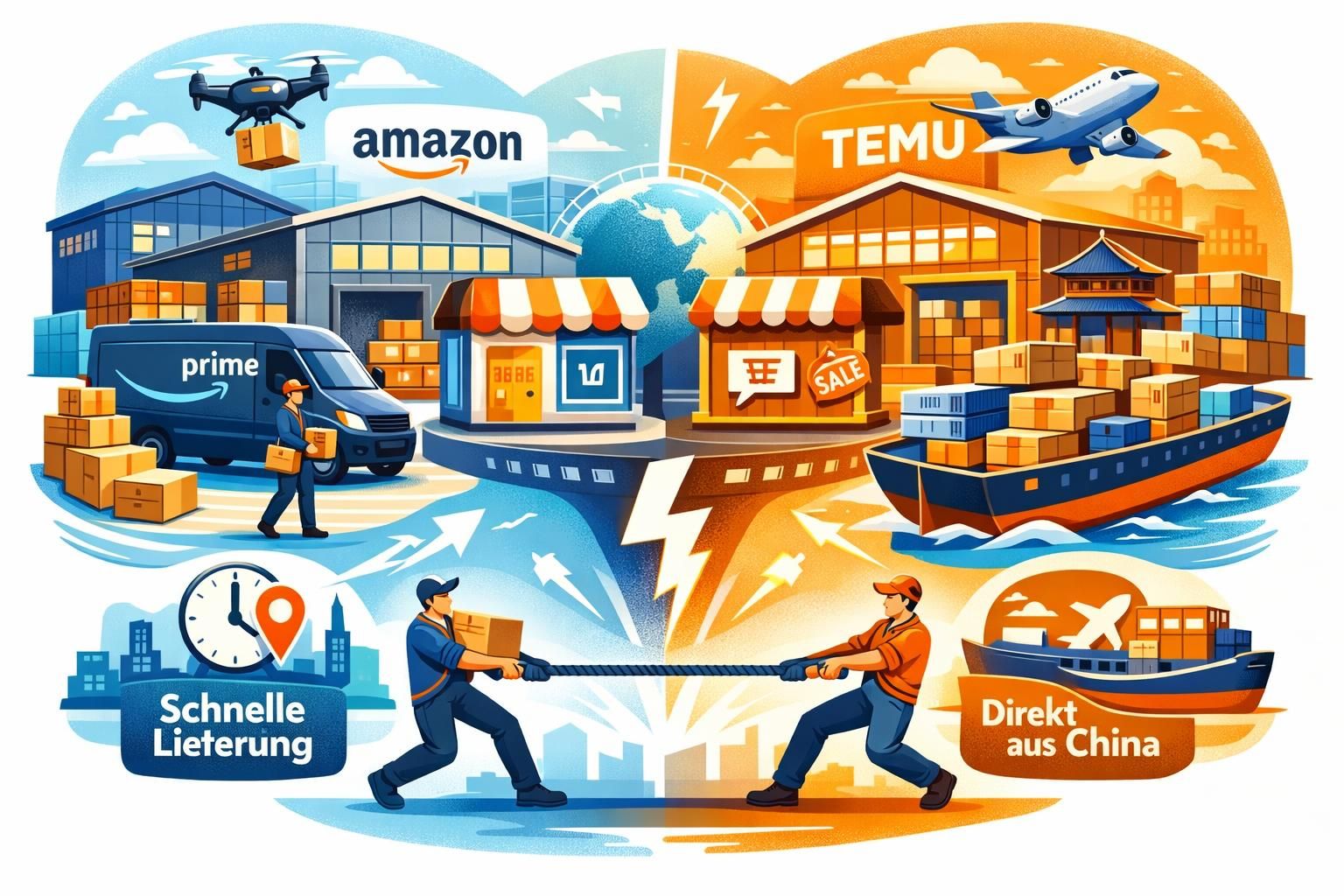 vergleichen sie amazon und temu: ein blick auf die unterschiedlichen geschäftsmodelle und die möglichen auswirkungen auf den e-commerce-markt.