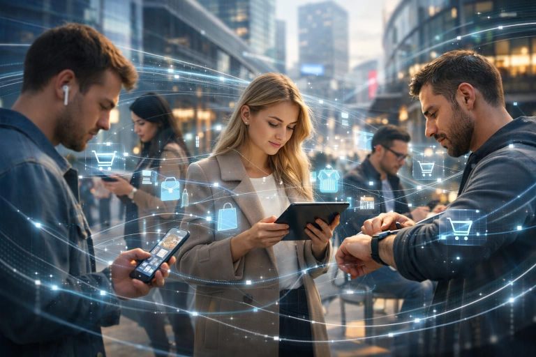 erfahren sie, wie e-commerce sich zunehmend als unsichtbare schicht in alle digitalen anwendungen integriert und das nutzererlebnis revolutioniert.