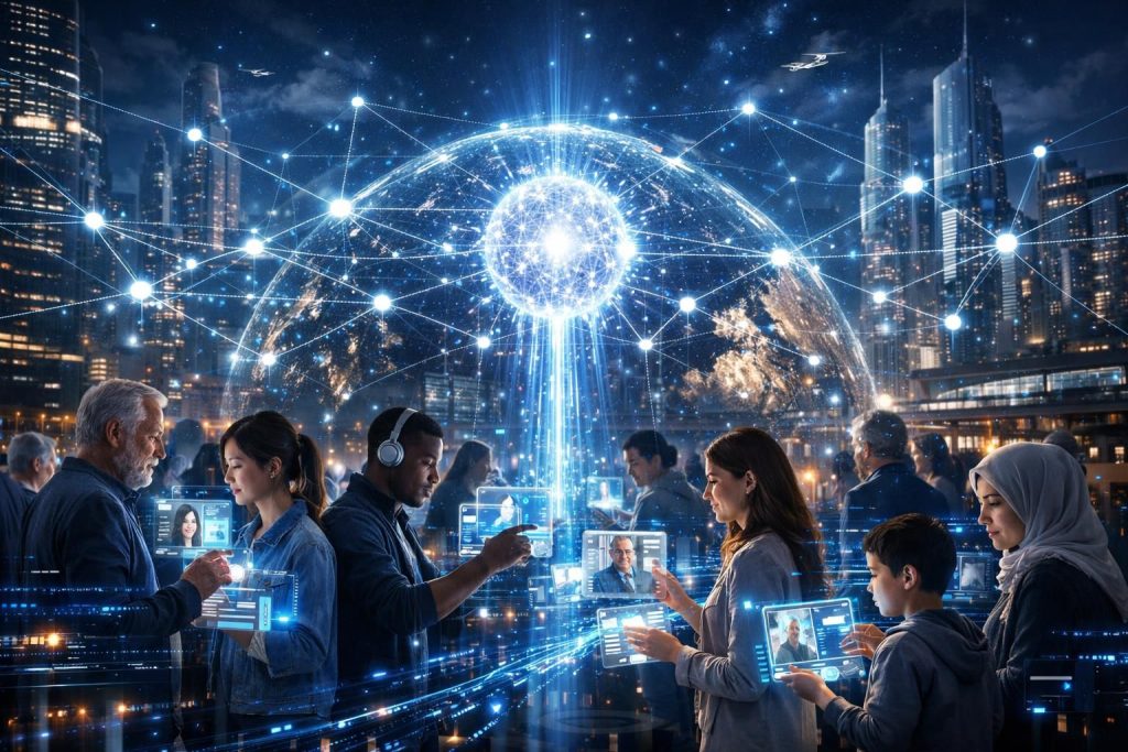 entdecken sie, wie künstliche intelligenz die zukunft sozialer netzwerke prägt und möglicherweise das nächste globale netzwerk revolutioniert.